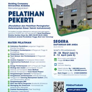 Pelatihan PEKERTI Batch 1 (Online)